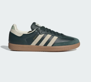 Samba OG Shoes- Shadow Green / Cream White / Gold Metallic