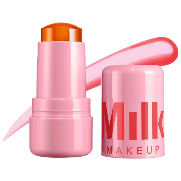 MILK MAKEUP Cooling Water Jelly Tint Lip + Cheek Blush Stain –  Fizz – soft peach