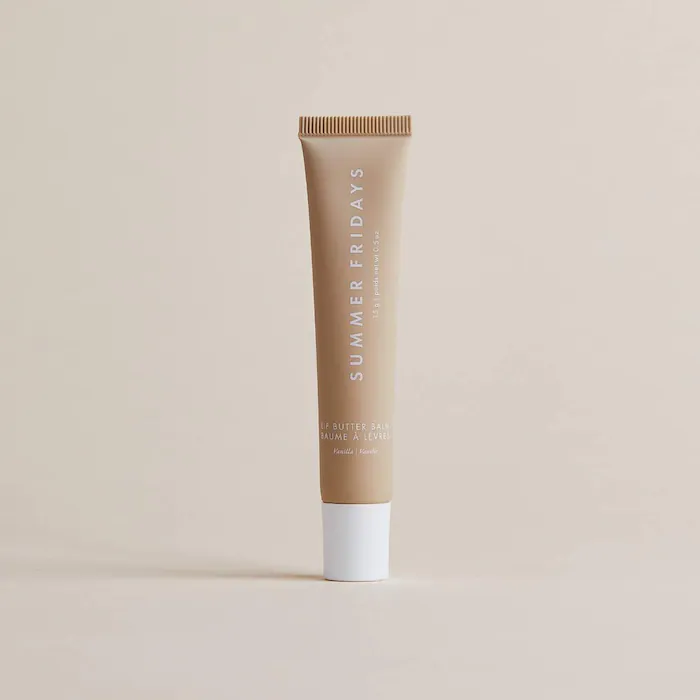 Summer Fridays Lip Butter Balm for Hydration & Shine – Vanilla – sheer clear