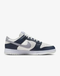 Nike Dunk Low - Sail/White/Armory Navy/Wolf Grey