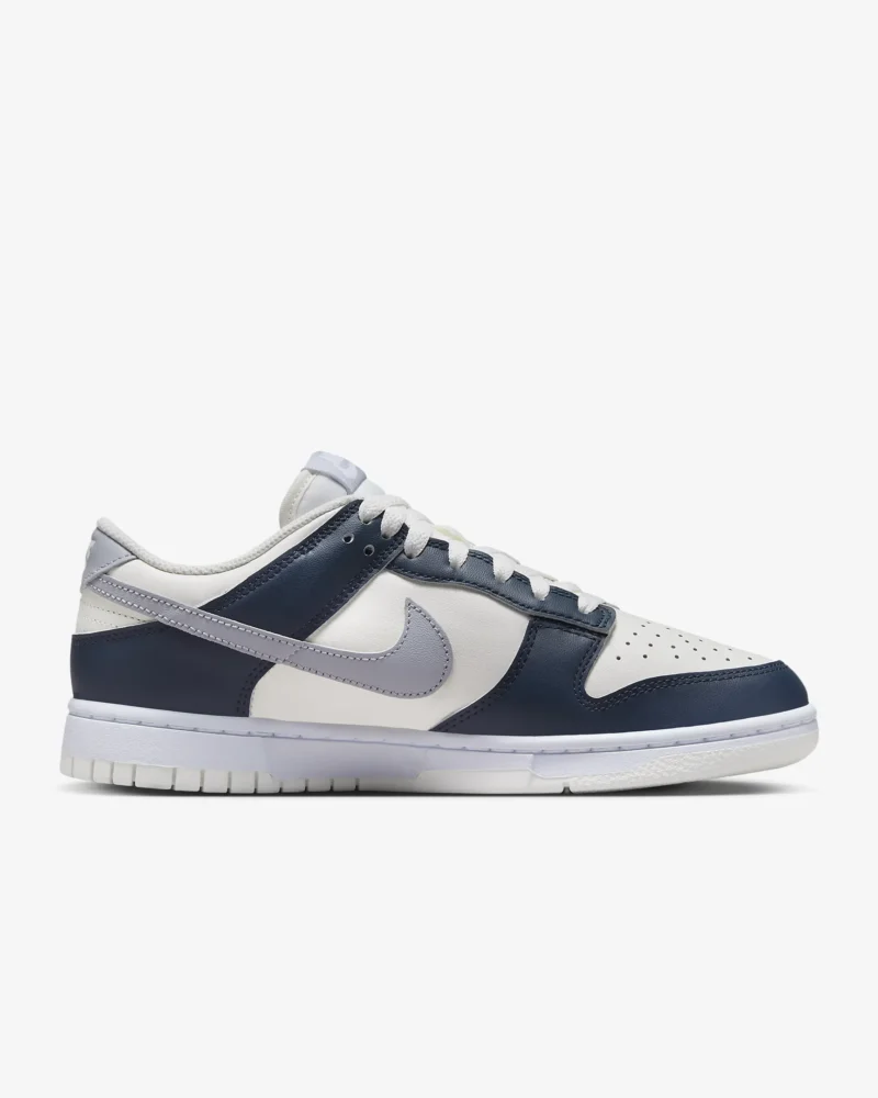 Nike Dunk Low - Sail/White/Armory Navy/Wolf Grey