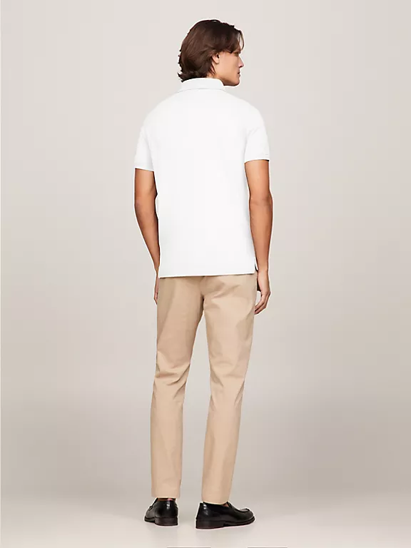 Tommy Hilfiger 1985 Slim Fit Polo-White