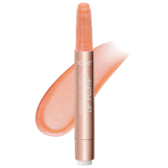 tarte Maracuja Juicy Lip Plump Gloss – Peach – Peach Shimmer Glass