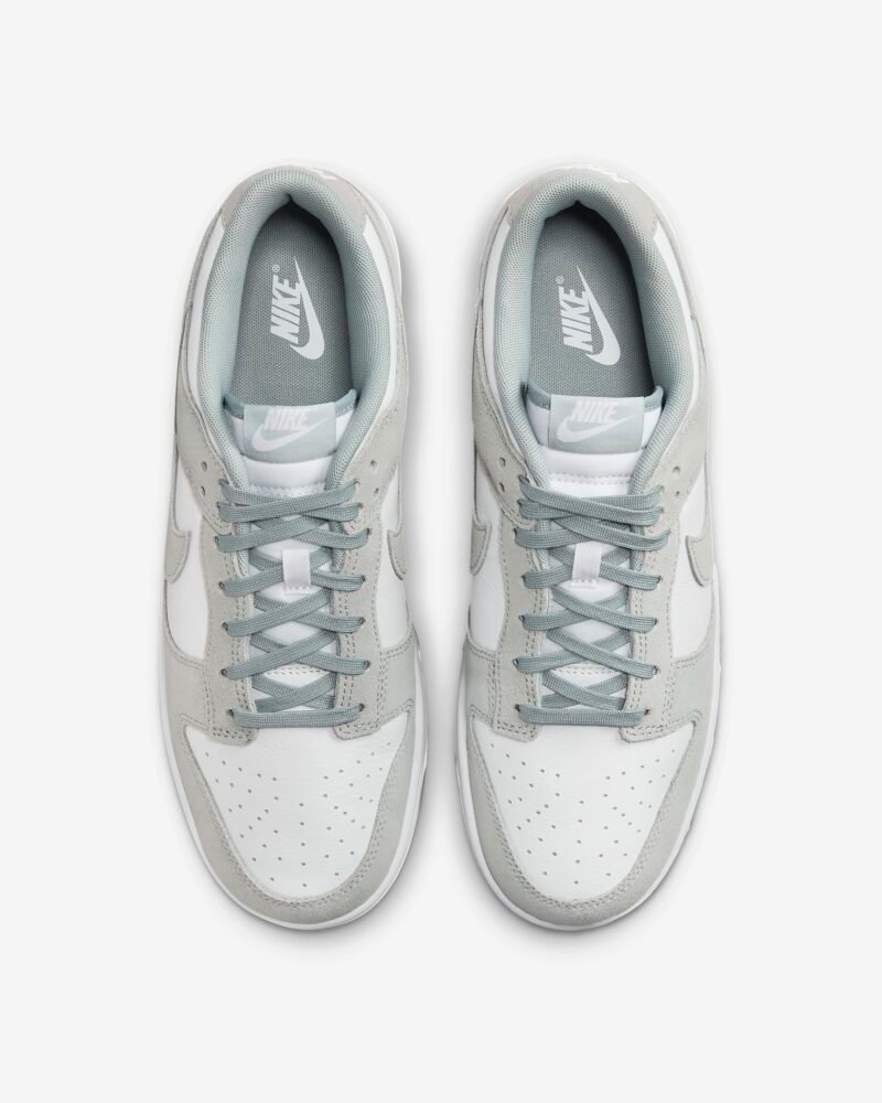 Nike Dunk Low Retro SE Leather/Suede-White/Light Pumice - Image 2