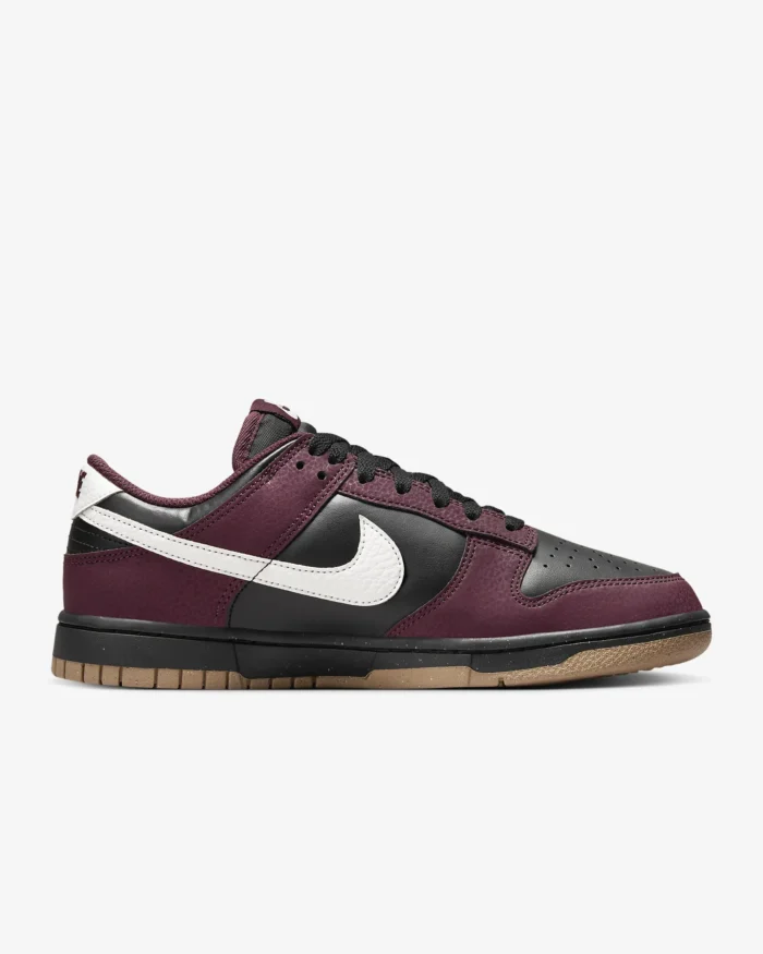 Nike Dunk Low Next Nature-Shown: Burgundy Crush/Black/Khaki/Phantom