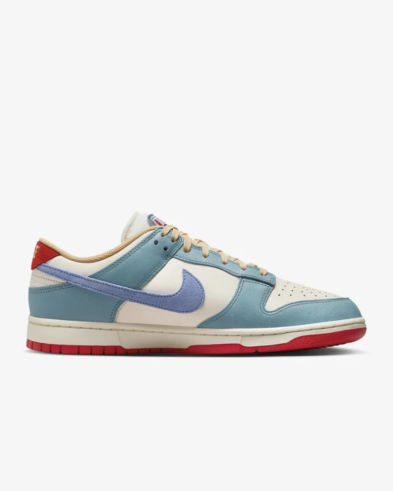 Nike Dunk Low Premium-Shown: Pale Ivory/Denim Turquoise/Light Crimson/Royal Pulse