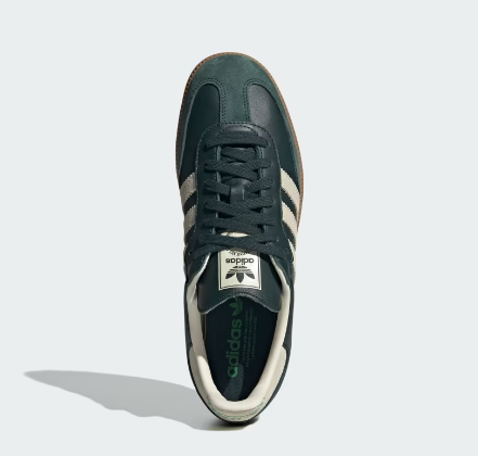 Samba OG Shoes- Shadow Green / Cream White / Gold Metallic