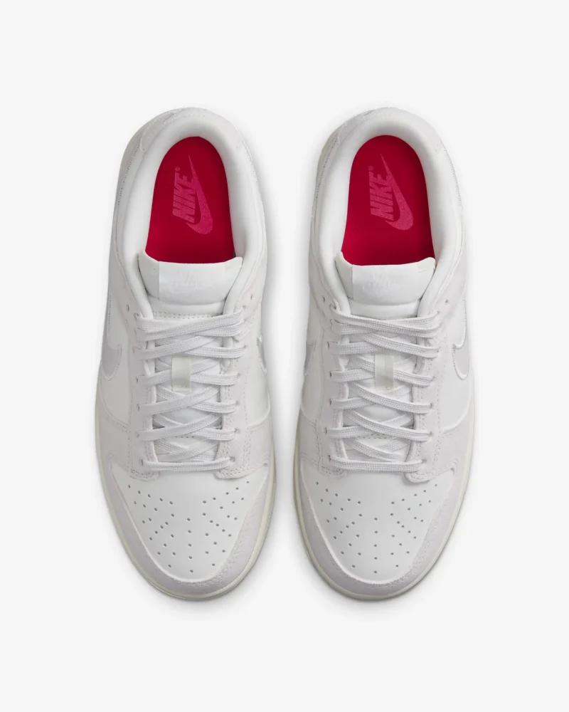 Nike Dunk Low- Sail/Siren Red/Hyper Pink/Multi-Color - Image 3
