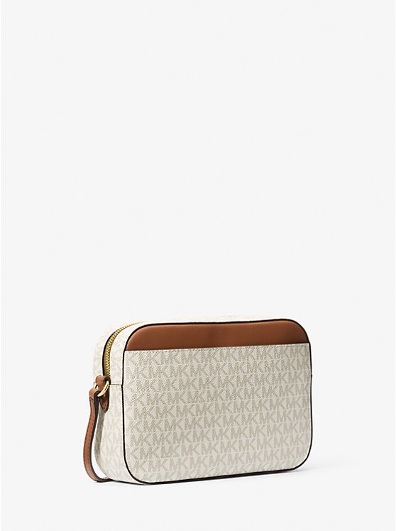 Jet Set Large Logo Crossbody Bag – VANILLA