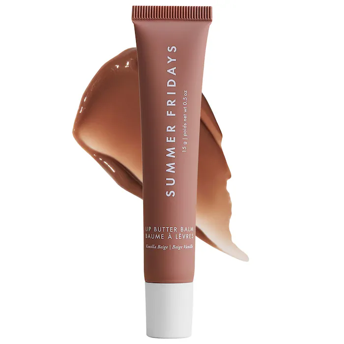 Summer Fridays Lip Butter Balm for Hydration & Shine – Vanilla Beige – sheer beige