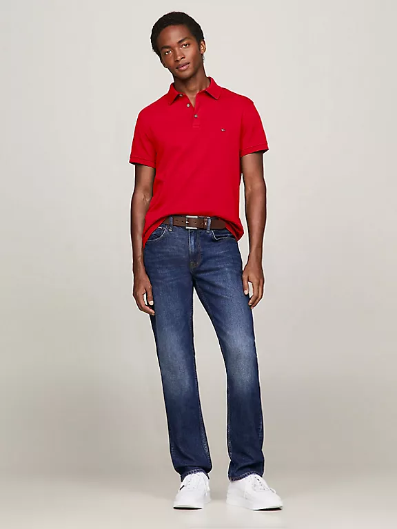 Tommy Hilfiger 1985 Slim Fit Polo-Primary Red