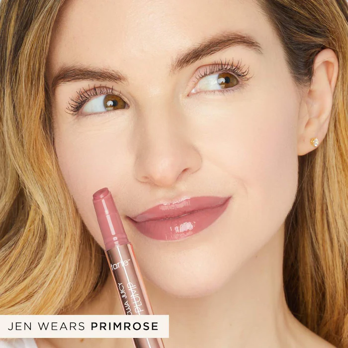 tarte Maracuja Juicy Lip Plump Gloss –  White Peach –  Cherry Blossom – pale pink