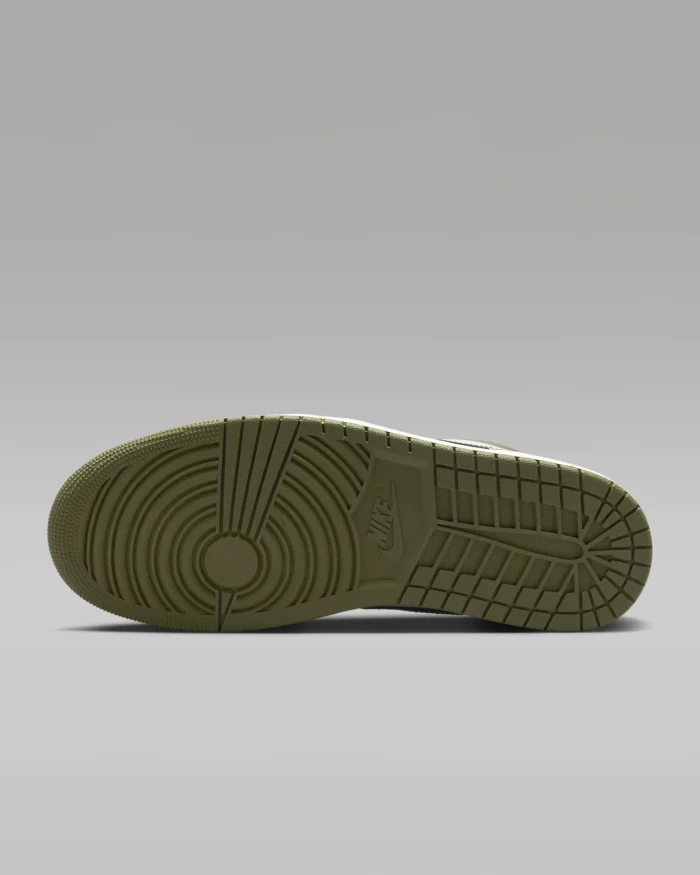 Air Jordan 1 Low (Black/Medium Olive/White)
