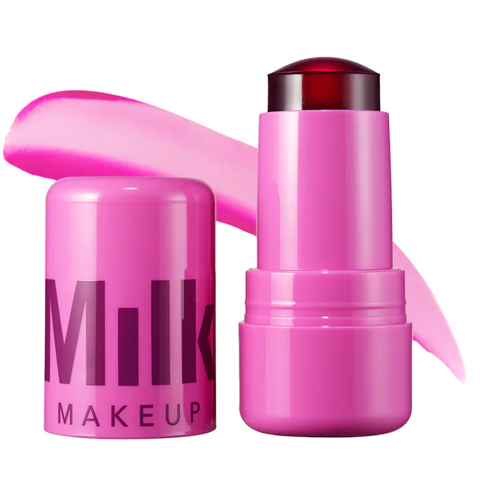 MILK MAKEUP Cooling Water Jelly Tint Lip + Cheek Blush Stain – Splash – Berry Plum