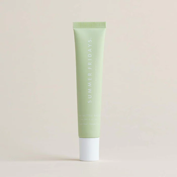 Summer Fridays Lip Butter Balm for Hydration & Shine – Sweet Mint – sheer clear
