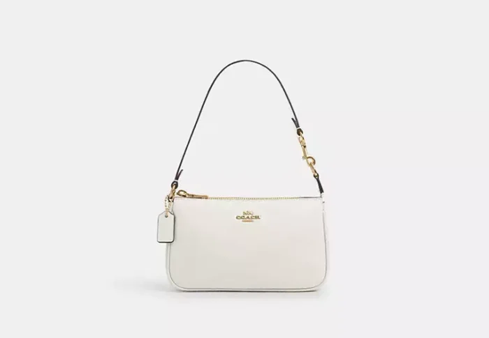Coach Nolita 19 In Signature Canvas leather/Gold/Pearl