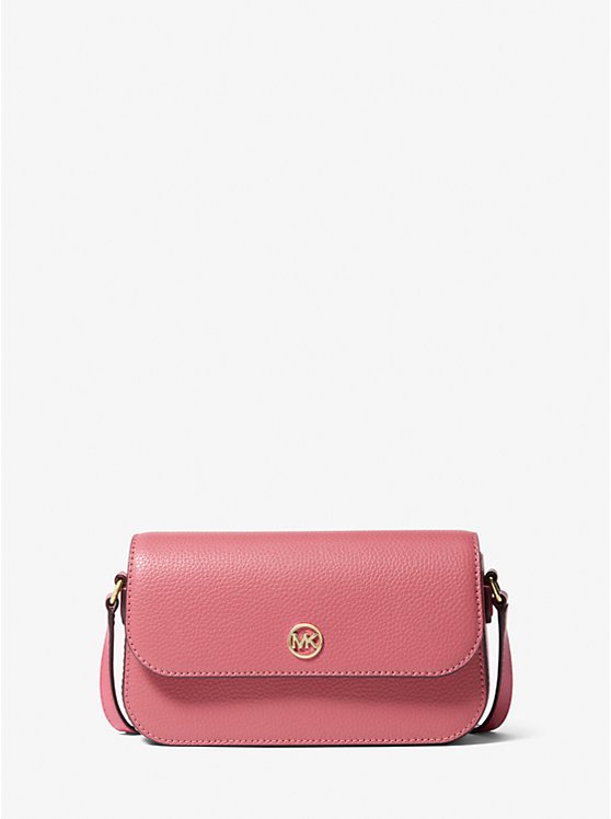 Michael Kors Jet Set Travel Small Pebbled Leather Crossbody Bag (LT BRY SBT)