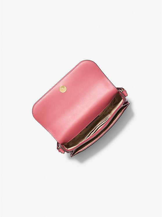 Michael Kors Jet Set Travel Small Pebbled Leather Crossbody Bag (LT BRY SBT)