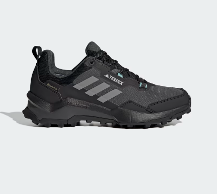 TERREX AX4 GORE-TEX Hiking Shoes-Core Black / Grey Three / Mint Ton