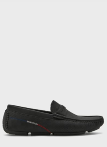 Robert Wood Perforation Design Saddle Moccasins