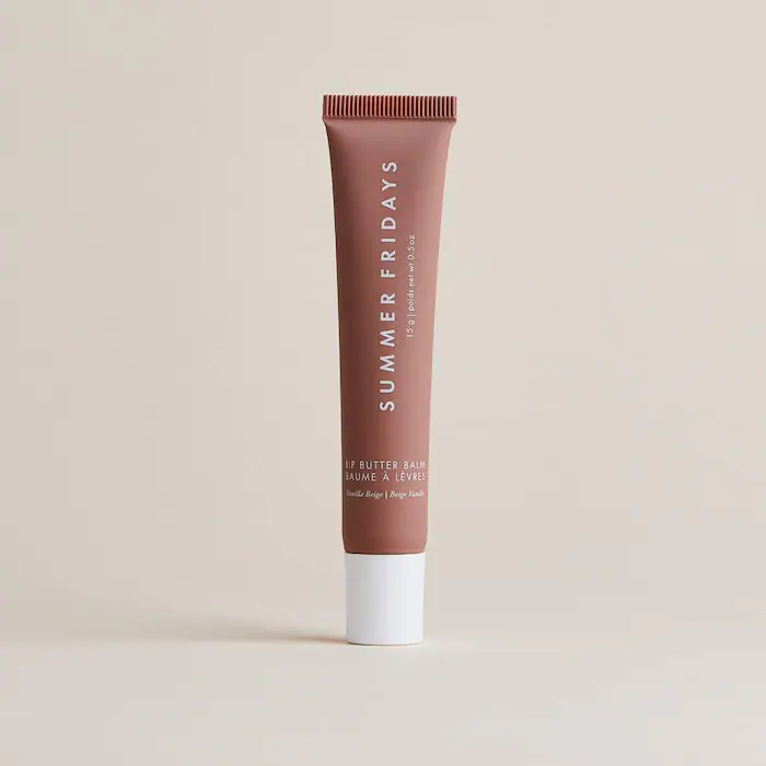 Summer Fridays Lip Butter Balm for Hydration & Shine – Vanilla Beige – sheer beige