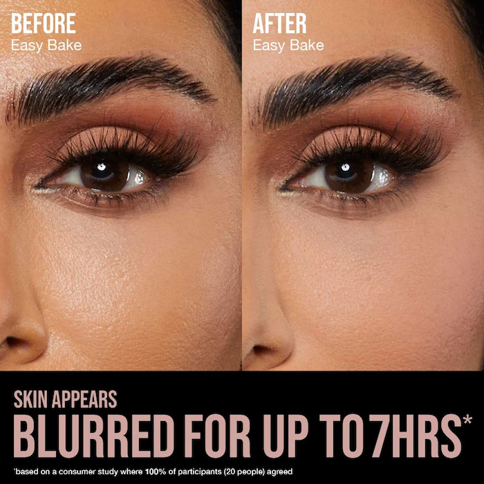 HUDA BEAUTY Easy Bake Blurring Loose Baking & Setting Powder – Sugar Cookie – fair to tan skin tones. neutral undertones for ultra-brightening.