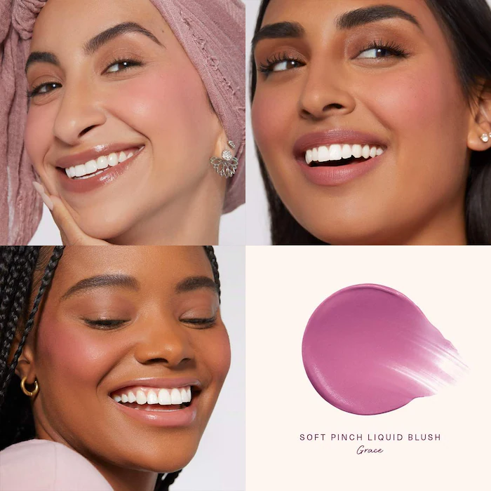 Rare Beauty by Selena Gomez Soft Pinch Liquid Blush –   Grace – matte bright rose mauve