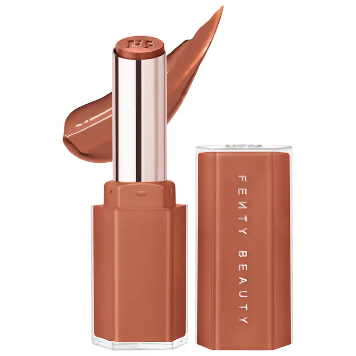 Fenty Beauty by Rihanna Gloss Bomb Stix High-Shine Gloss Stick – Sorta $Elfish – honey brown