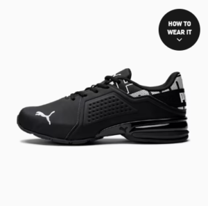 Viz Runner Repeat Men's Running Sneakers - Puma Black-Puma White