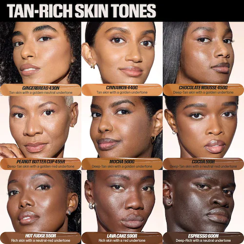 Easy Blur Natural Airbrush Foundation with Niacinamide –  Cocoa 510R – Deep-Tan skin with a neutral-red undertone