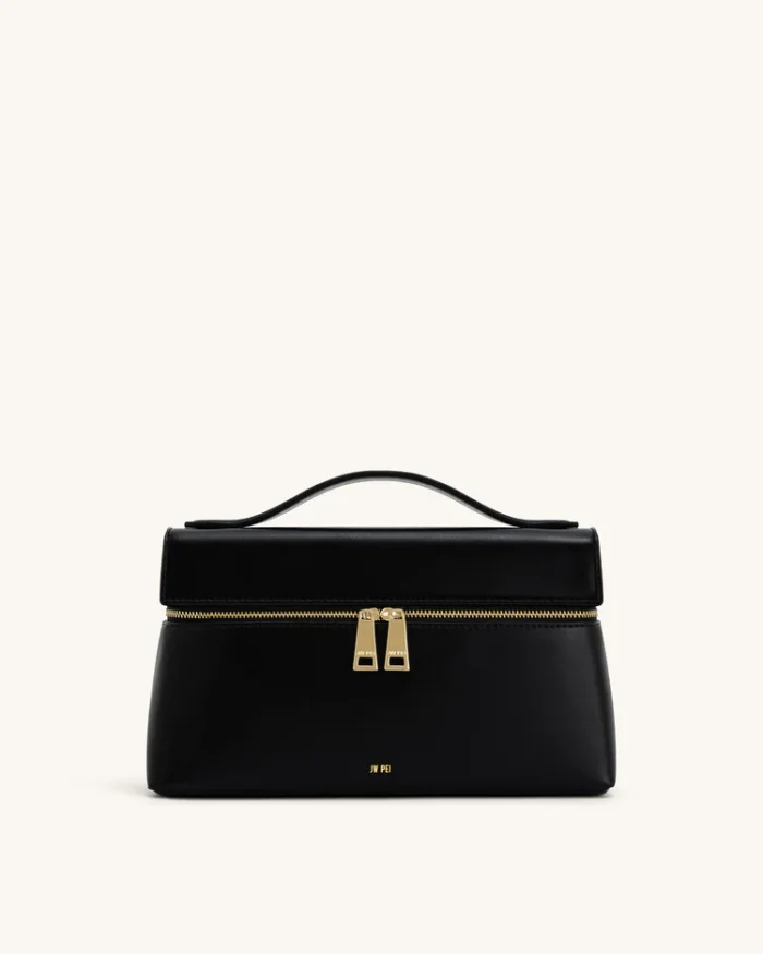 Thea Top Handle Bag – Black