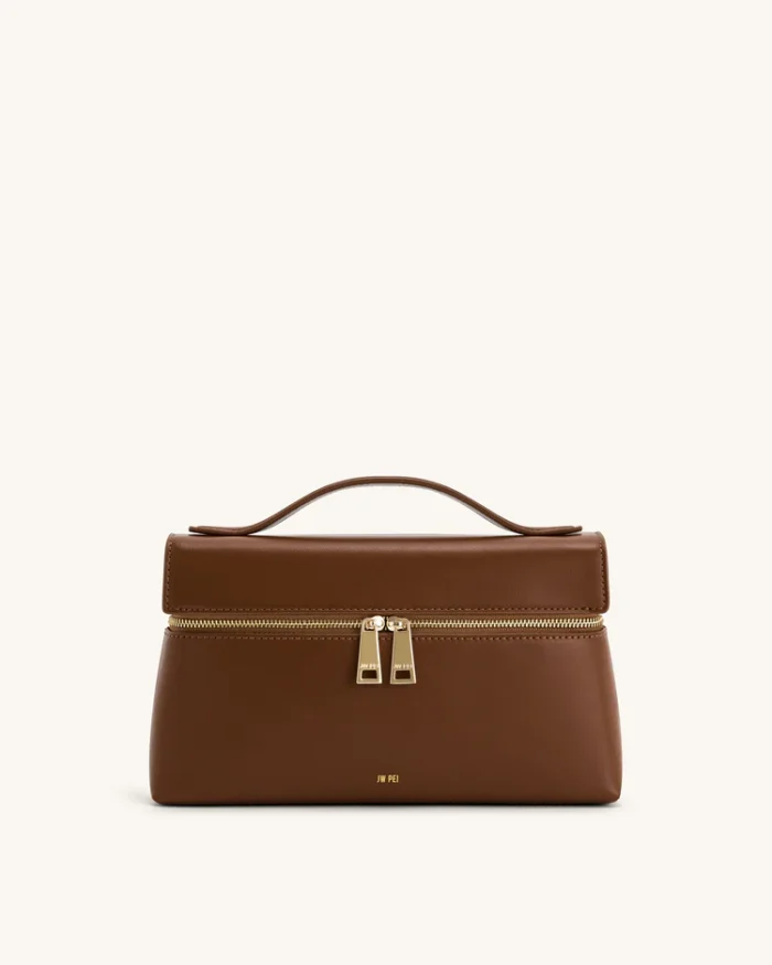Thea Top Handle Bag – Brown