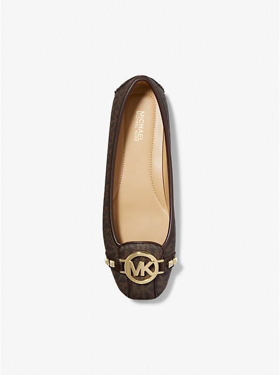 Michael Kors-Fulton Studded Logo Moccasin BROWN
