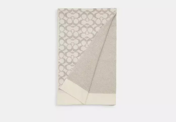 Signature Metallic Knit Scarf
